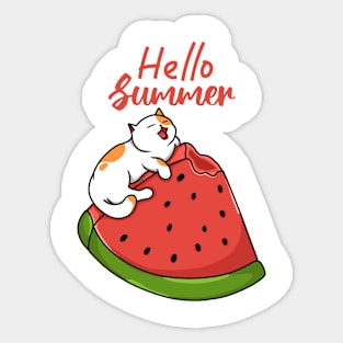 Hello Summer Sticker